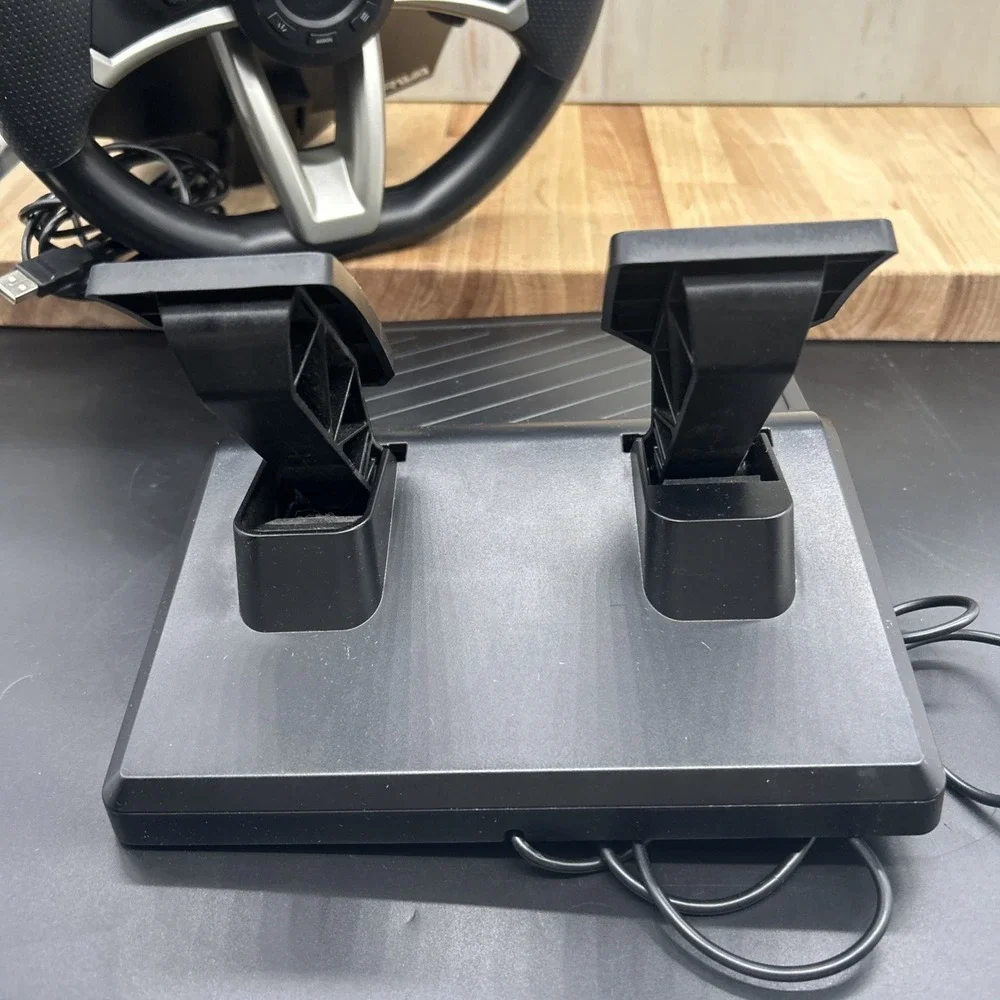 PlayStation RWA Steering Wheel Plus Pedals Compatible with PS5, PS4, PC Tested